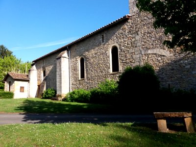 Église de Saint-Bernard (Ain) - Côté nord