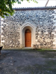 Église Saint-André d'Alba-la-Romaine - Porte place du Château