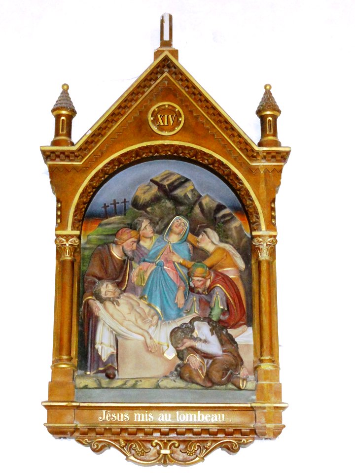 Église Saint-Martin de Doulaincourt, chemin de croix, station 14