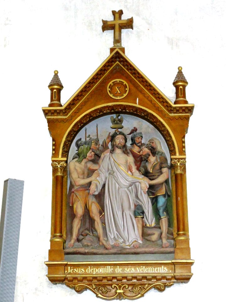 Église Saint-Martin de Doulaincourt, chemin de croix, station 10