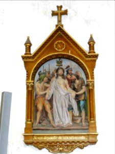 Église Saint-Martin de Doulaincourt, chemin de croix, station 10