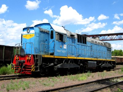 ТЭМ7А-0297, Казахстан, Карагандинская область, депо КПТУ (Trainpix 103665)