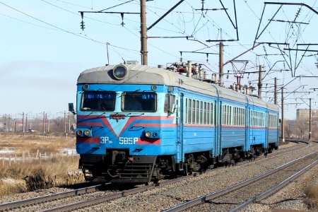 ЭР9М-585, Казахстан, Карагандинская область, перегон Жана Караганды - Майкудук (Trainpix 157406)