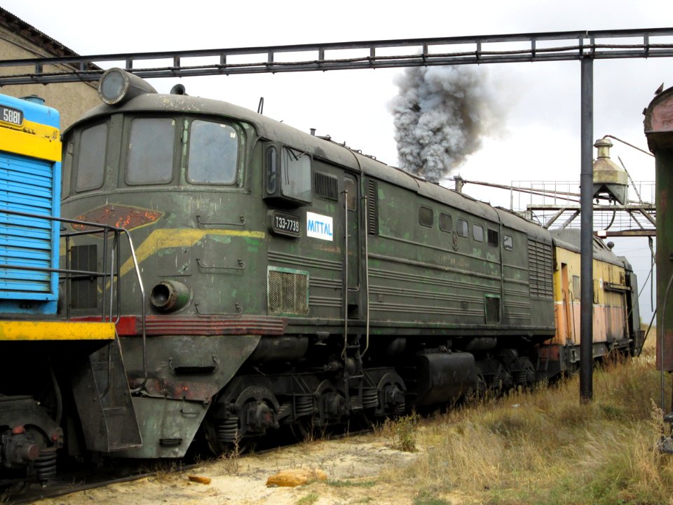 ТЭ3-7739, Казахстан, Карагандинская область, депо КПТУ (Trainpix 177208)