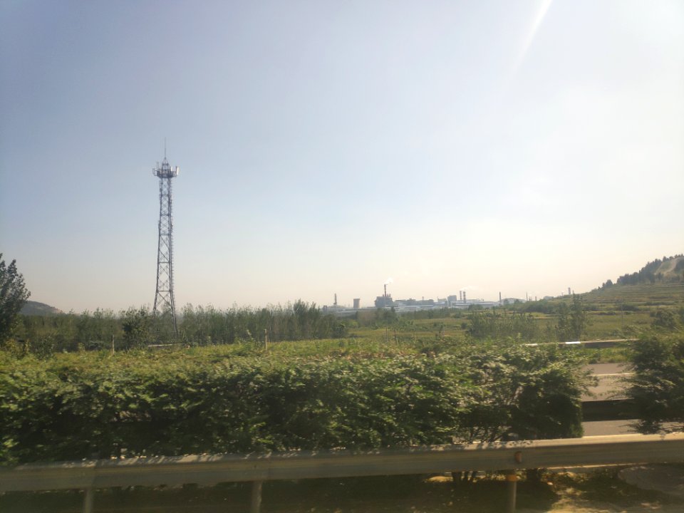 济广高速公路平阴县段沿线风光