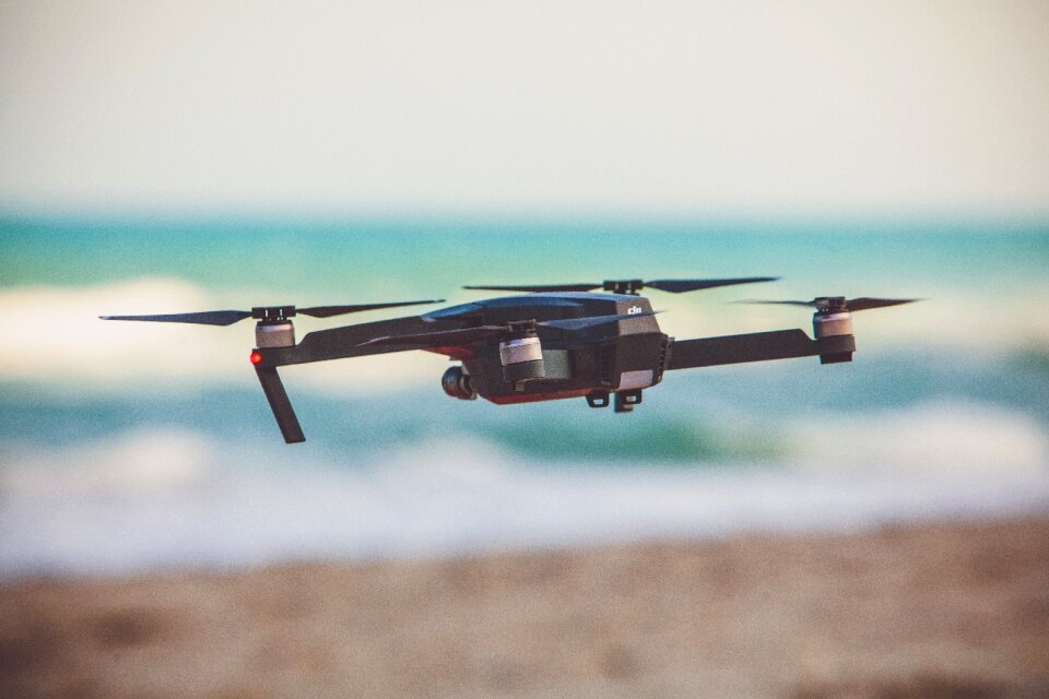 Helicopter photography blur