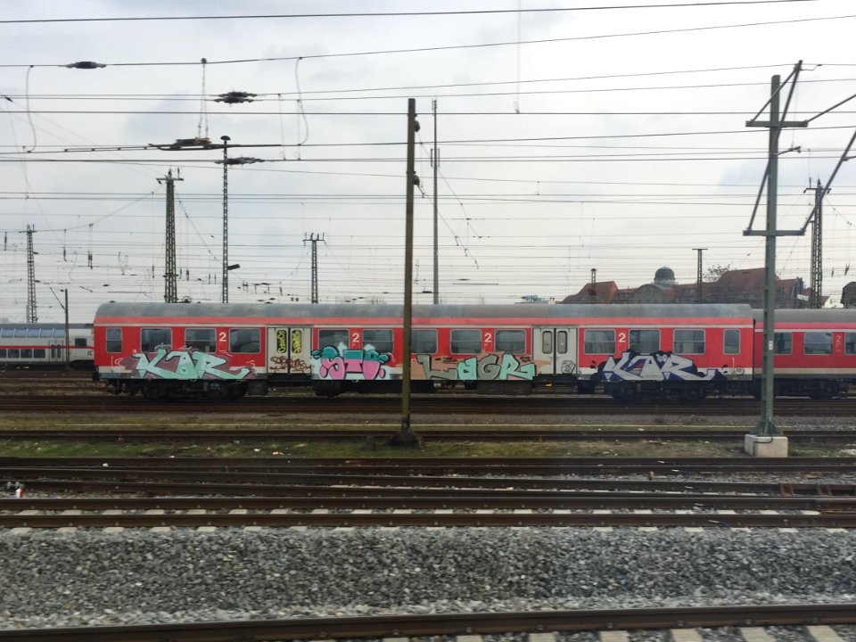 Zug Graffiti Leipzig