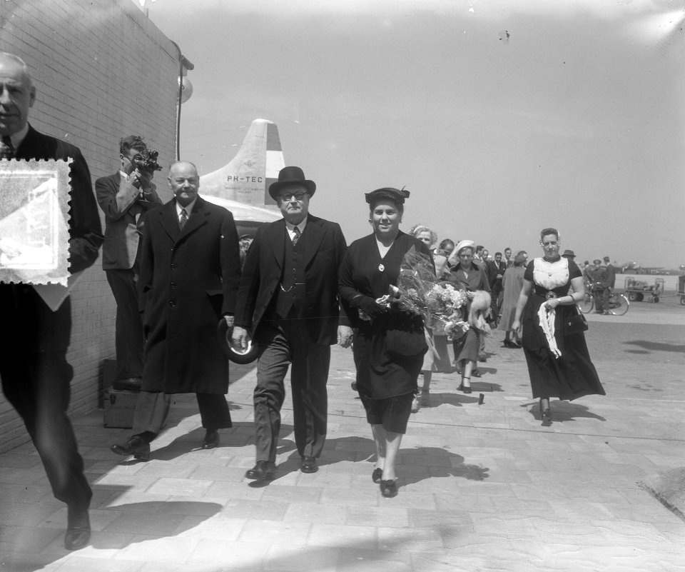 Zuid Afrikaanse Pr. dr. Malan op Schiphol, Bestanddeelnr 905-7714