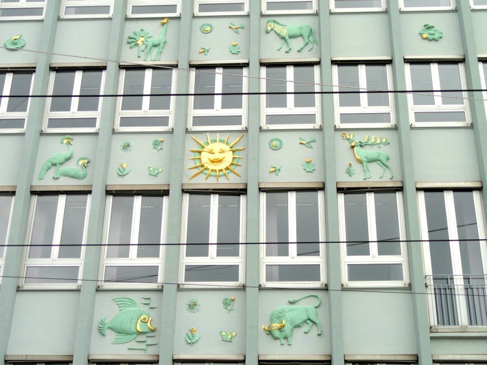 Zoological facade, Munich - DSC08685
