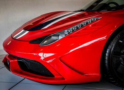Speciale red automotive photo