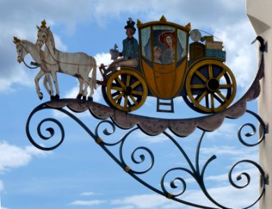 Zorneding, Alte Posthalterei, Nasenschild, 1