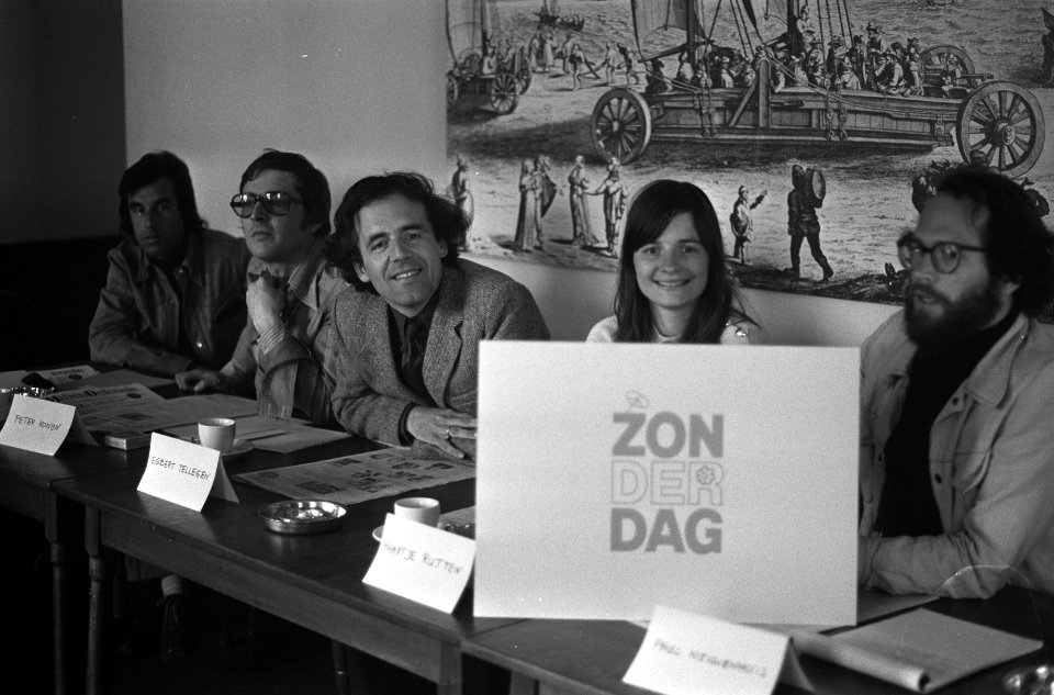Zonder Dag persconferentie van Vereniging Milieudefensie en Stichting Stop Kin, Bestanddeelnr 927-1287