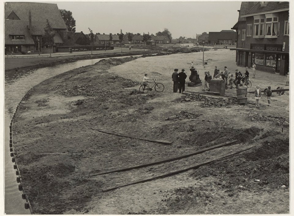 Zomervaart nabij de Nagtzaambrug, ziende naar het oosten. NL-HlmNHA 54010627