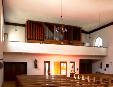 Zu den heiligen Zwölf Aposteln (Berlin-Schlachtensee) Orgelempore