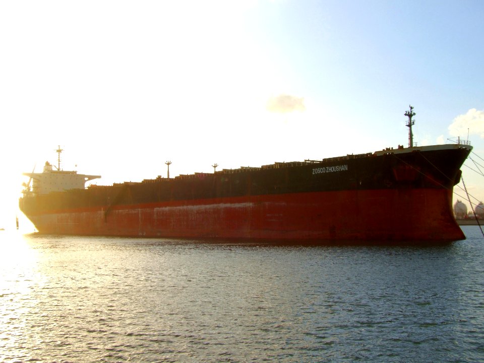 Zosco Zhoushan p4 docked at the Caland canal, Port of Rotterdam, Holland 12-Dec-2006