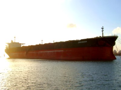Zosco Zhoushan p4 docked at the Caland canal, Port of Rotterdam, Holland 12-Dec-2006
