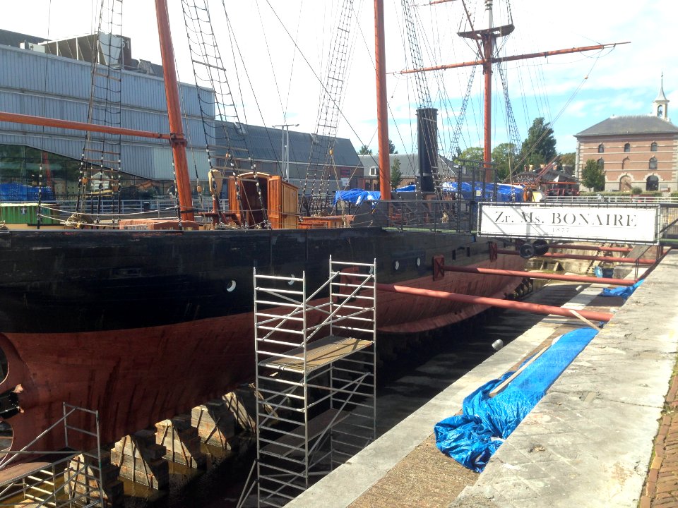 Zr. Ms. Bonaire, 1877, in restauratie, 2018 - 3