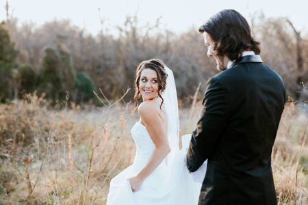 Grass outdoor people photo