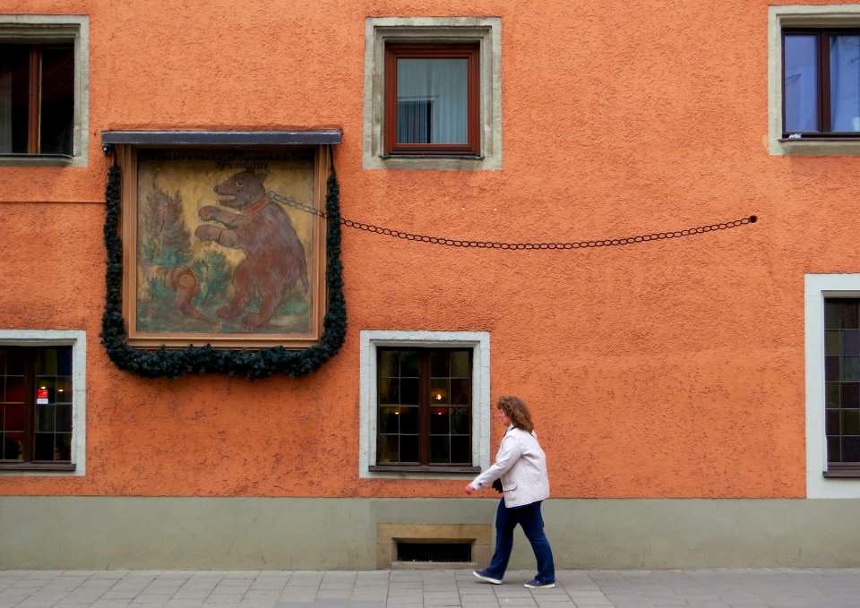 Zum Bären an der Kette Detail Bild Hausfassade