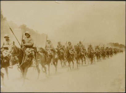 Zur deutschen Offensive im Westen. Auf dem Vormarsch, Bestanddeelnr 158-2909