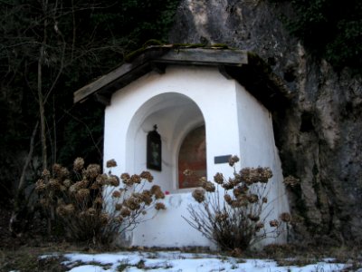 Zweite Kreuzwegstation auf dem Weg zur Kalvarienbergkapelle in Salurn 2