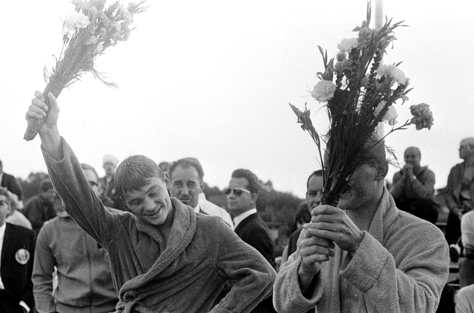 Zweminterland Nederland tegen Hongarije te Oldenzaal. Nummer 18 Dick Langerhorst, Bestanddeelnr 920-5292