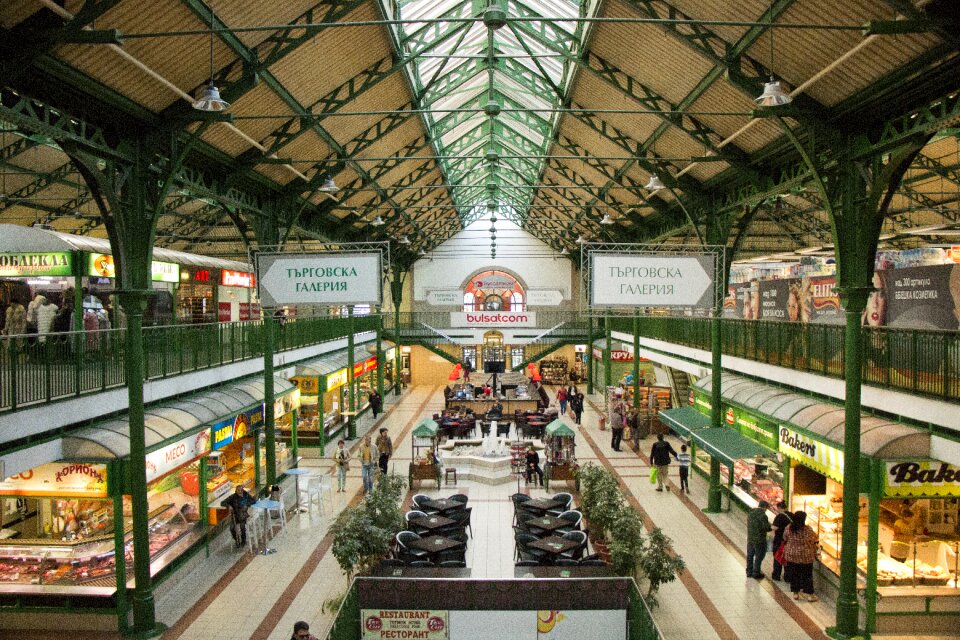 Indoor market sofia city