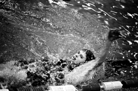 Zwemmen jeugd Nederland tegen DDR Rotterdam Ulrike Richter (DDR) in actie, Bestanddeelnr 927-8189