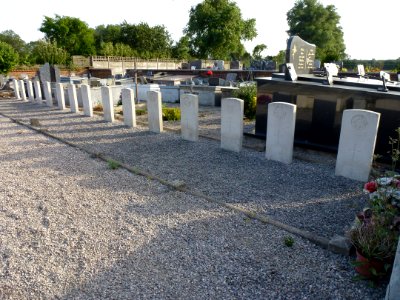 Zutkerque (Pas-de-Calais) tombes de guerre de la CWGC