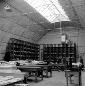 Zuidwal. Interieur textielfabriek Molkenboer, Bestanddeelnr 902-4619