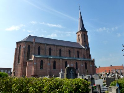 Zuydpeene (Nord, Fr) église, façade nord photo
