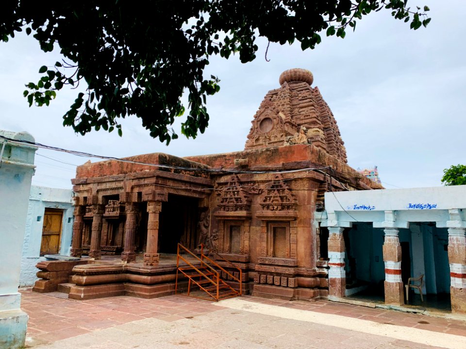 7th 8th century Garuda Brahma Temple, Navabrahma group, Alampur, Telangana India - 1