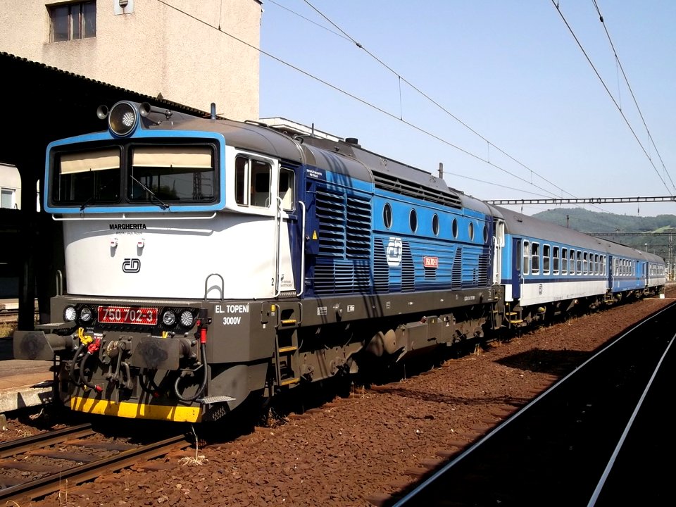 750 702-3, Чехия, Среднечешский край, станция Бероун (Trainpix 95905)