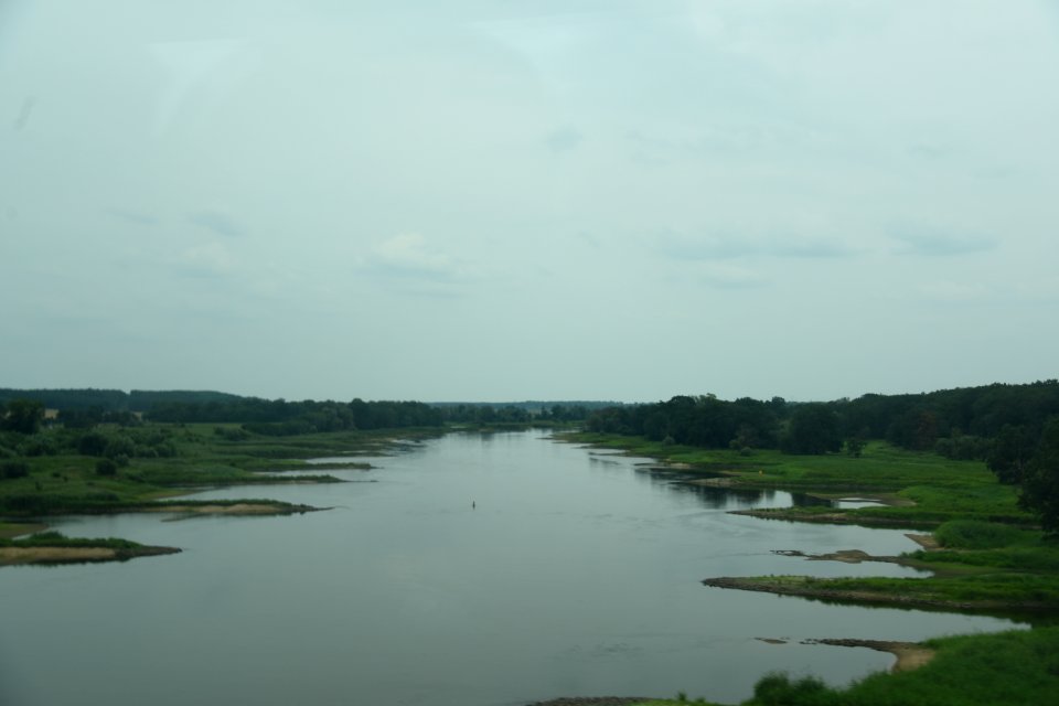 4804 German-Polish border July 2019 Odra river