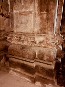 7th 8th century Garuda Brahma Temple, Navabrahma group, Alampur, Telangana India - 30