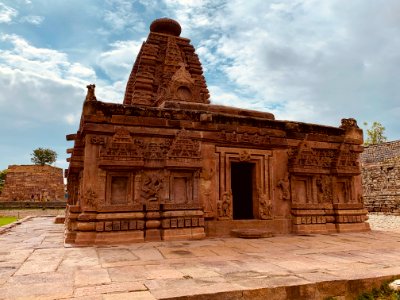 7th century Vishwa Brahma Temples, Alampur, Telangana India - 1