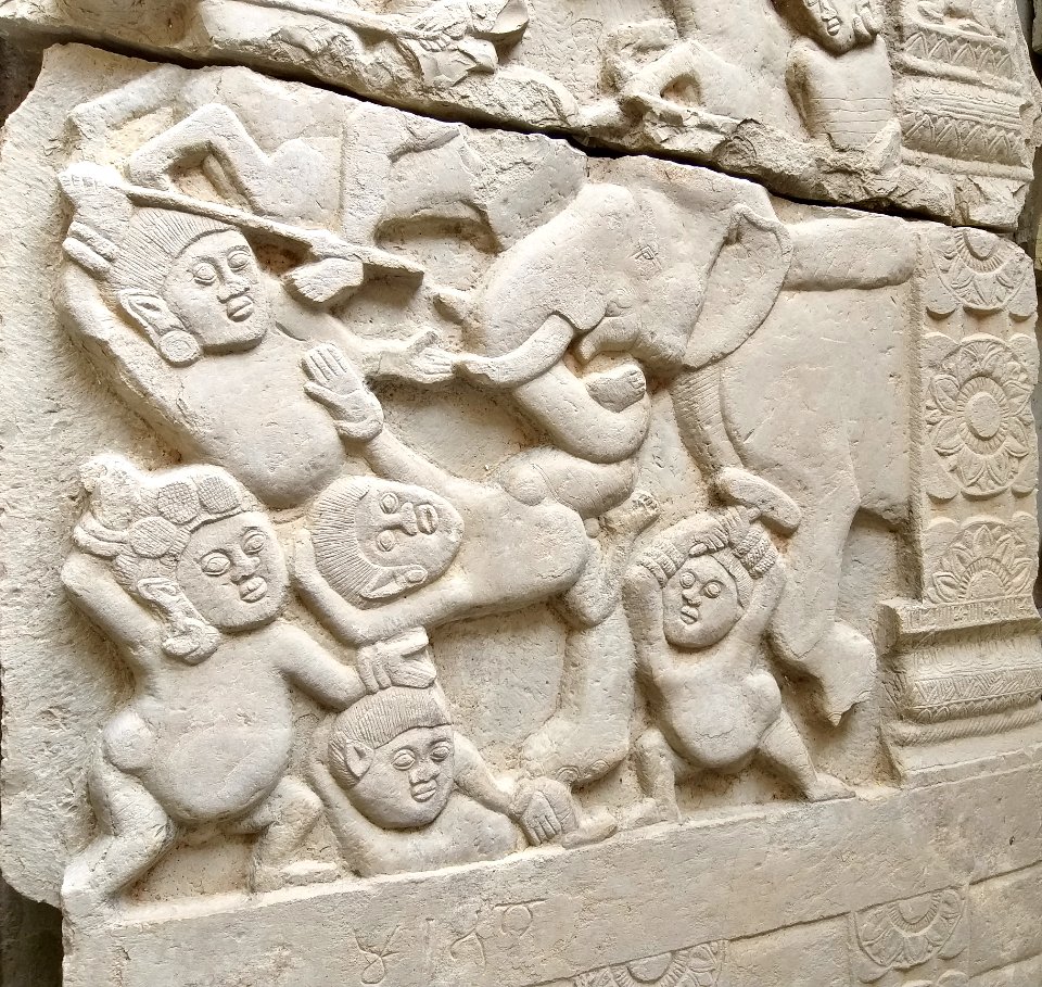 3rd century BCE to 7th century CE Sannathi Sannati Sonti ancient city archaeological site, Karnataka India - 70
