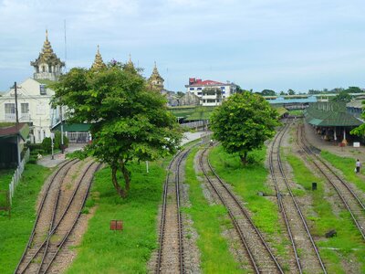 Railway rail station photo