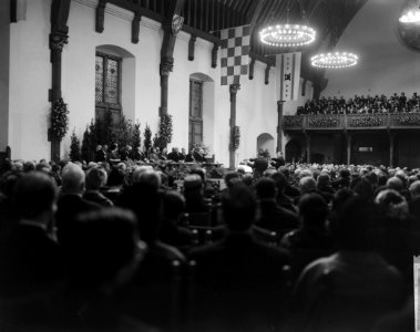 500 jaar Staten Generaal , herdenking in de Ridderzaal, overzicht plechtigheid, Bestanddeelnr 915-9271