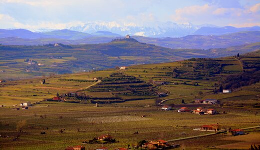 Nature panoramic mountain