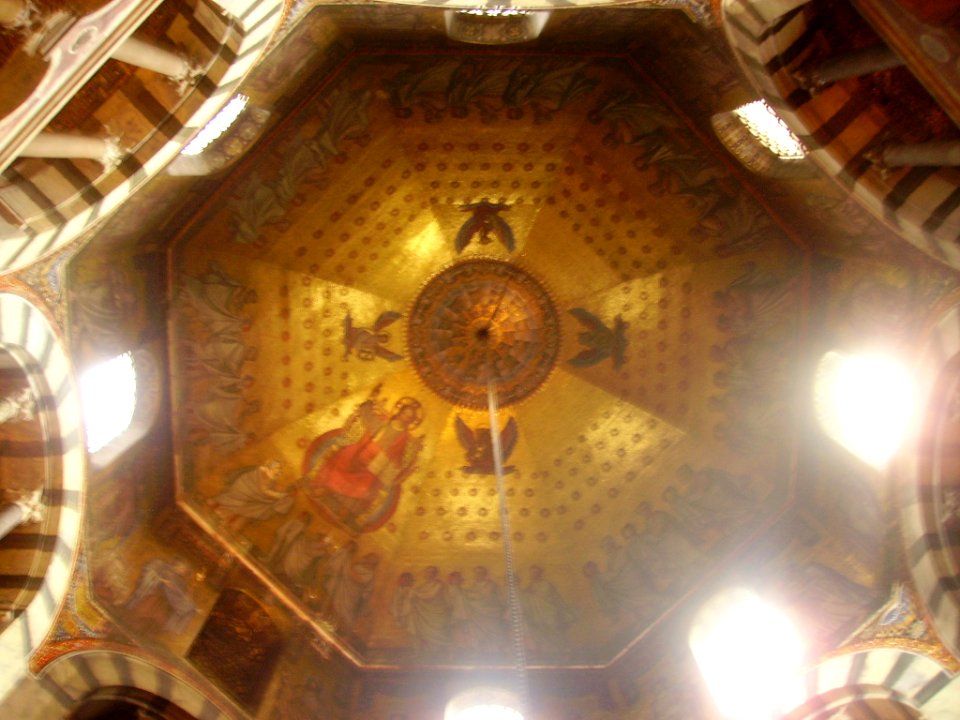 Aachen Kaiserdom Innen Kuppel 3