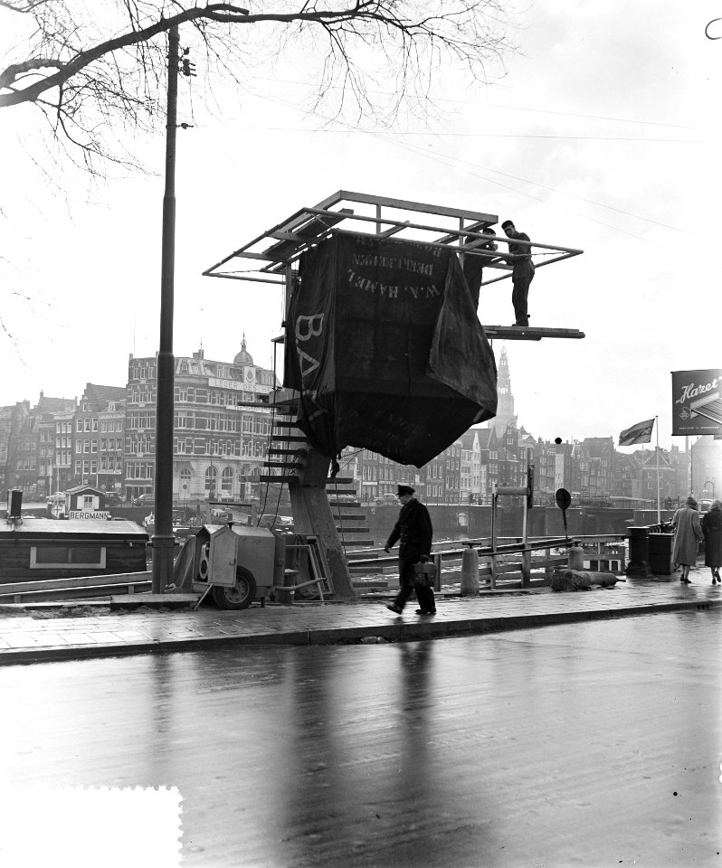 Aanbouw duiventil voor verkeer Centraal Station Amsterdam, Bestanddeelnr 906-9159