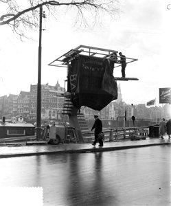 Aanbouw duiventil voor verkeer Centraal Station Amsterdam, Bestanddeelnr 906-9159
