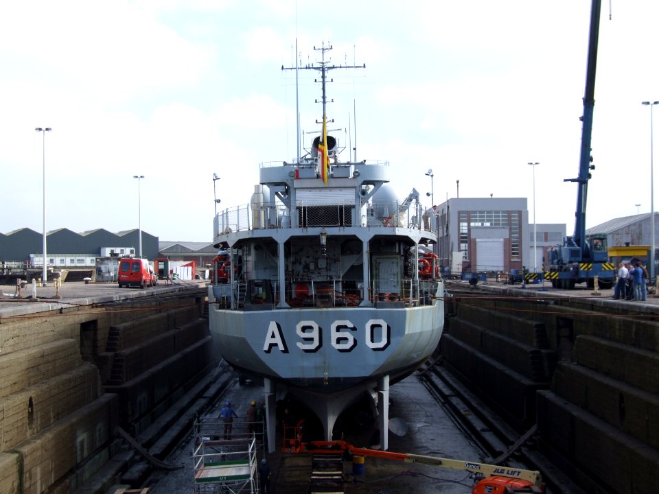 A960 in Drydock p6, Antwerp, Belgium