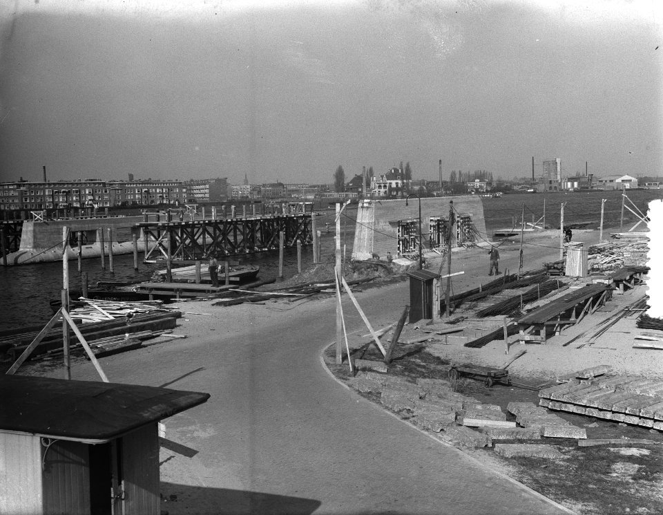Aanbouw nieuwe Amstelbrug, Bestanddeelnr 905-6334