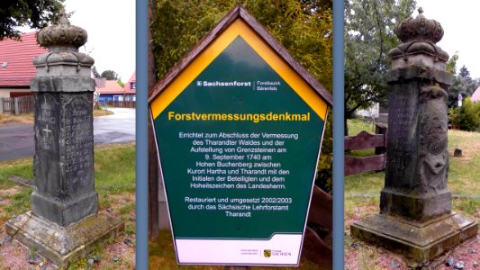 2019 Spechtshausen Forstvermessungsdenkmal