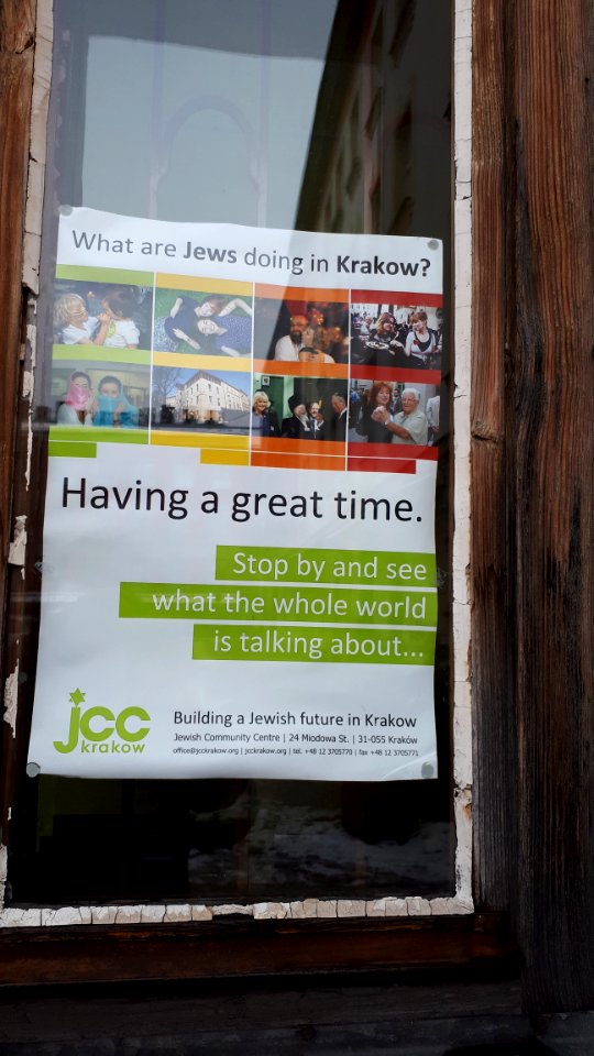 20190112 104850 Jewish Community Centre in Krakow
