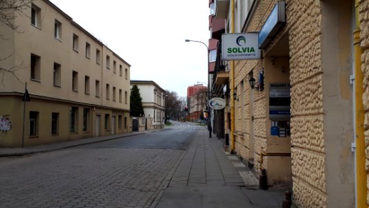 20200321 091359 Wigury Street in Łódź March 2020