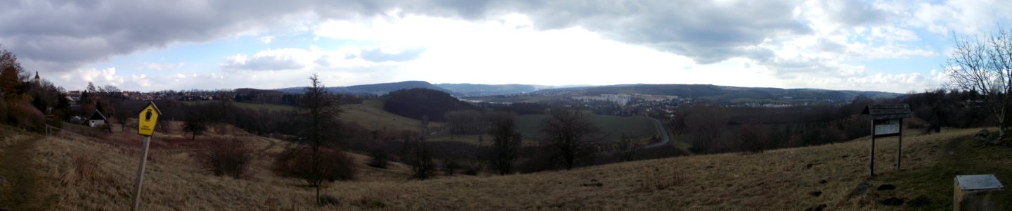 2018-02-13 Pesterwitz Panorama an der Aussicht