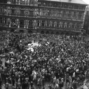 24-uurs staking in Belgie (Antwerpen) overzicht meeting, Bestanddeelnr 910-9834